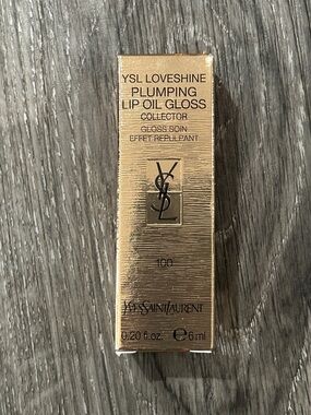 Yves Saint Laurent Gold YSL LoveShine Plumping Lip Oil Gloss